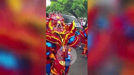 ¡QUÉ INICIE LA FIESTA! LA VEGA RECIBE 200 MIL PERSONAS EN SU PRIMER DÍA DEL CARNAVAL