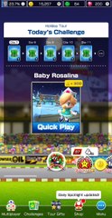 Mario Kart Tour: Holiday Tour: Baby Rosalina Cup