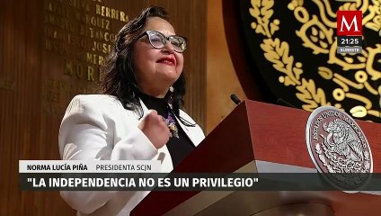 Norma Piña pide respetar independencia de jueces: “es la principal garantía de imparcialidad”