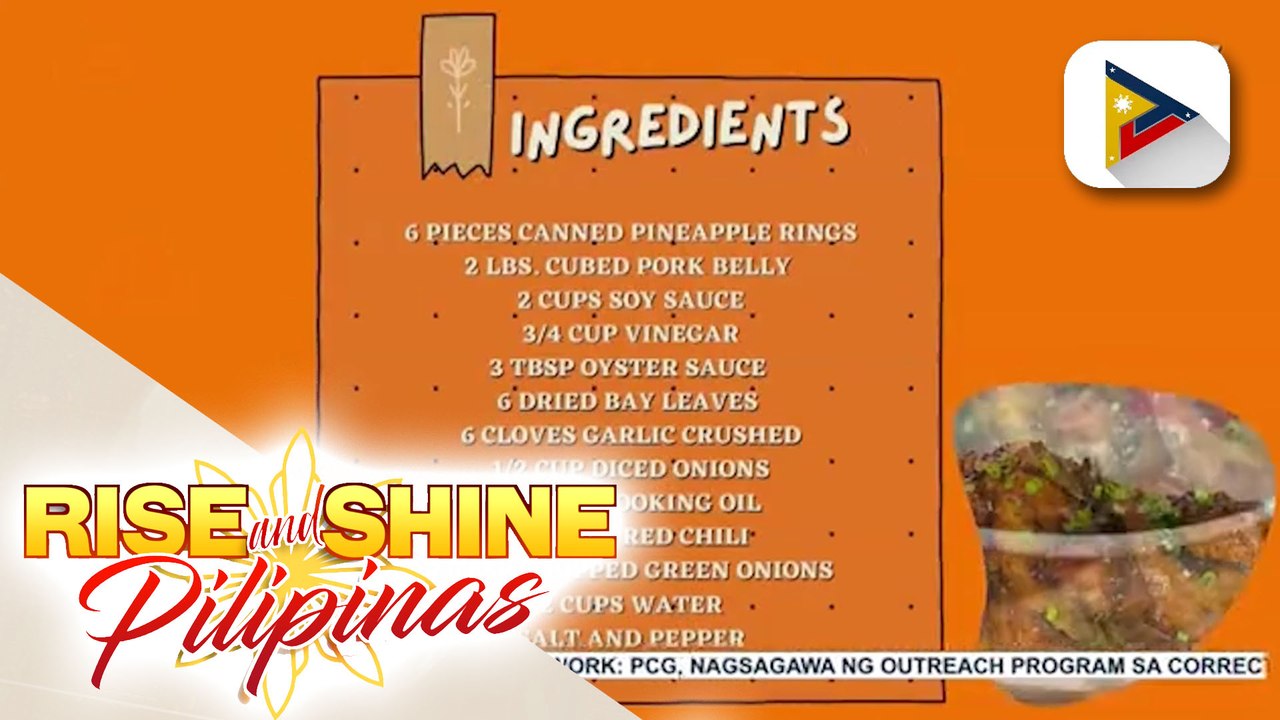 SARAP PINOY | Pininyahang pork adobo