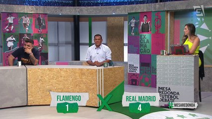 Flamengo tem chance contra o Real - Programa Mesa Redonda define quem é melhor