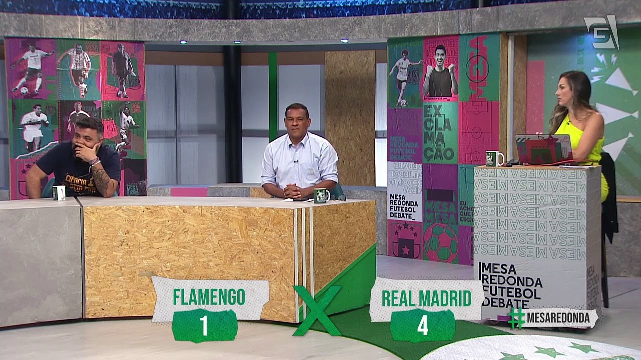 Flamengo tem chance contra o Real - Programa Mesa Redonda define quem é melhor