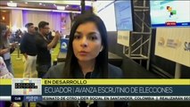 Ecuador: Bajo porcentaje de actas escrutadas impide conocer tendencias en proceso eleccionario