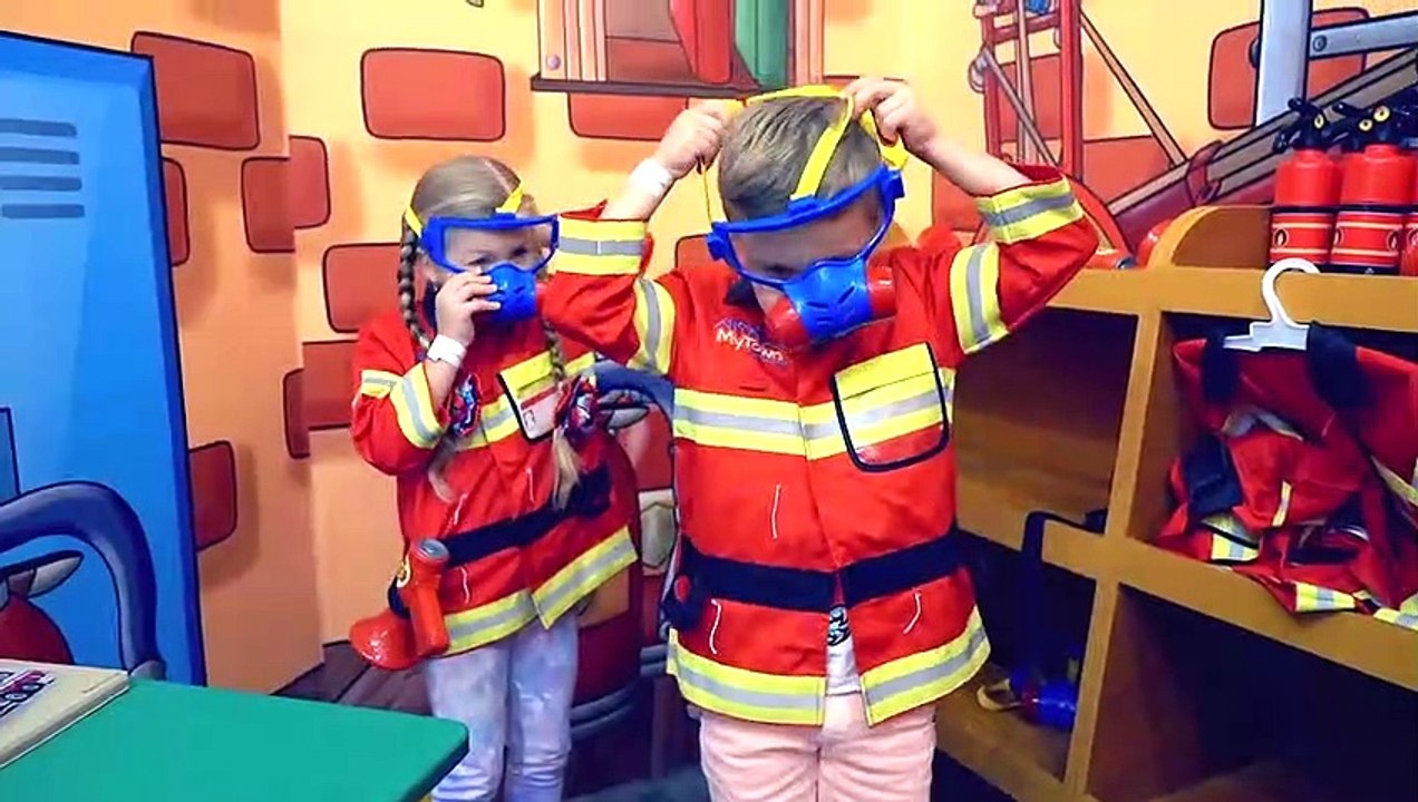 Diana and Roma learn about different professions
