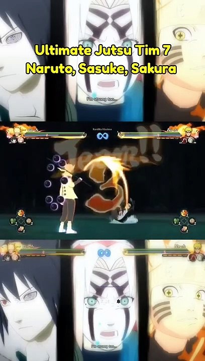Ultimate Jutsu Team 7 Naruto, Sasuke, Sakura | Naruto Ninja Strom 4