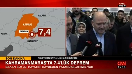 Download Video: İçişleri Bakanı Soylu'dan Kahramanmaraş depremi açıklaması