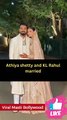 Athiya shetty and KL Rahul married