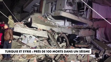 Près de 100 morts dans un séisme en Turquie et en Syrie