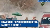Pakistan: Huge bomb explosion injures 5 in Quetta, Balochistan | Oneindia News