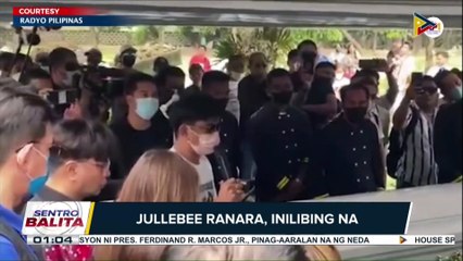Pinaslang na OFW na si Jullebee Ranara, inilibing na