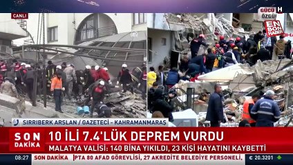 Gazeteci ağlayarak anlattı: Yakınlarım enkaz altında