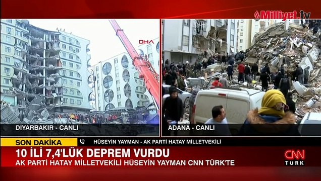 AK Parti Hatay Milletvekili Hüseyin Yayman: Yakınlarım enkaz altında
