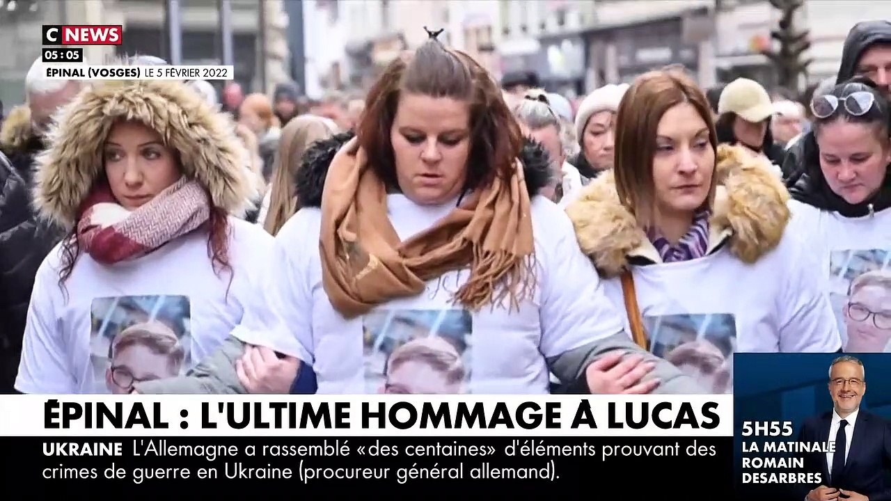 Marche blanche à Epinal : Regardez la prise de parole bouleversante de la maman du jeune Lucas qui s'est suicidé après avoir été harcelé dans son école