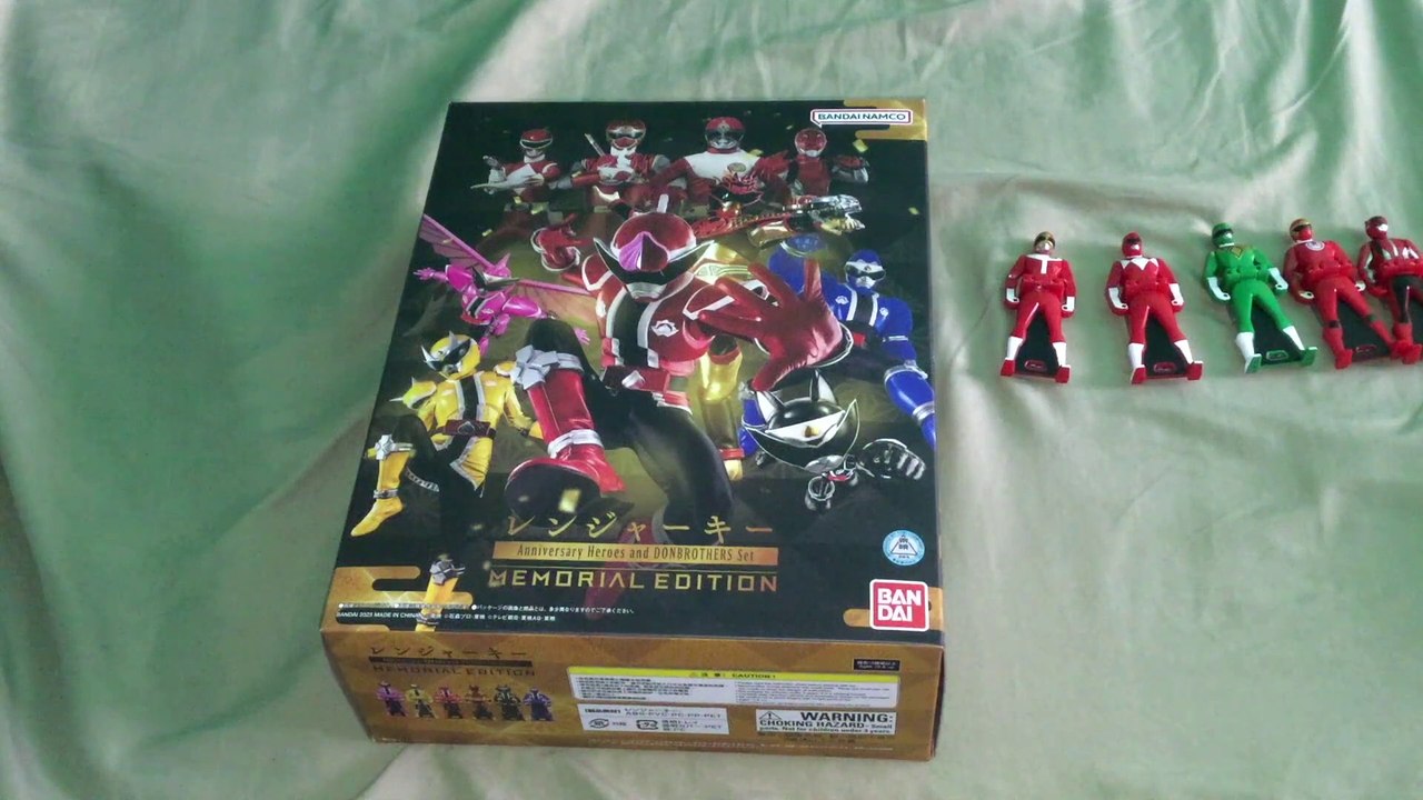 Kaizoku Sentai Gokaiger Ranger Key Memorial Edition Anniversary & Donbrothers Set Unboxing & Review