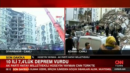 AK Parti Hatay Milletvekili Yayman: İki abim, eşleri, ablam, eniştem, çocukları enkaz altında