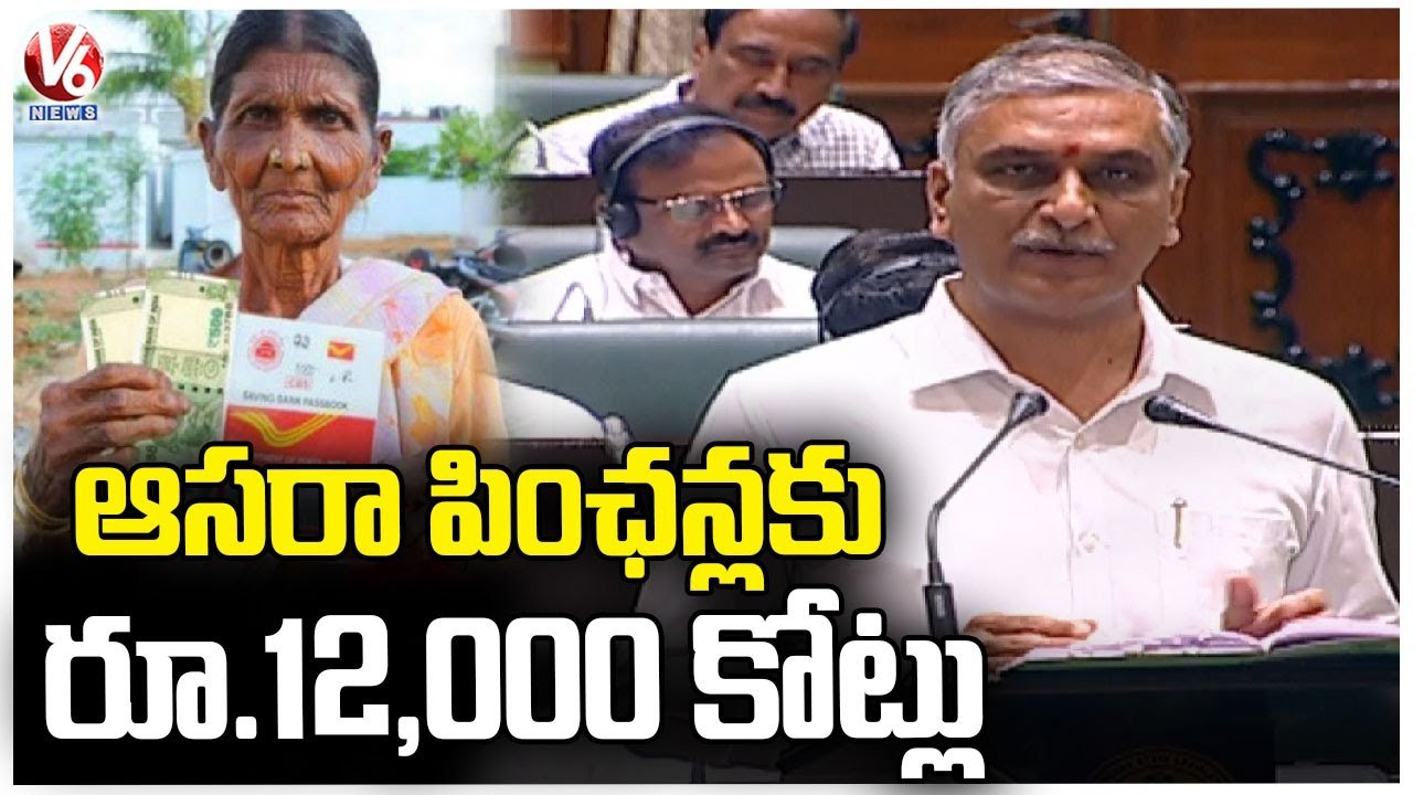 Rs 12,000 Cr Allocated For Aasara Pensions Sche...