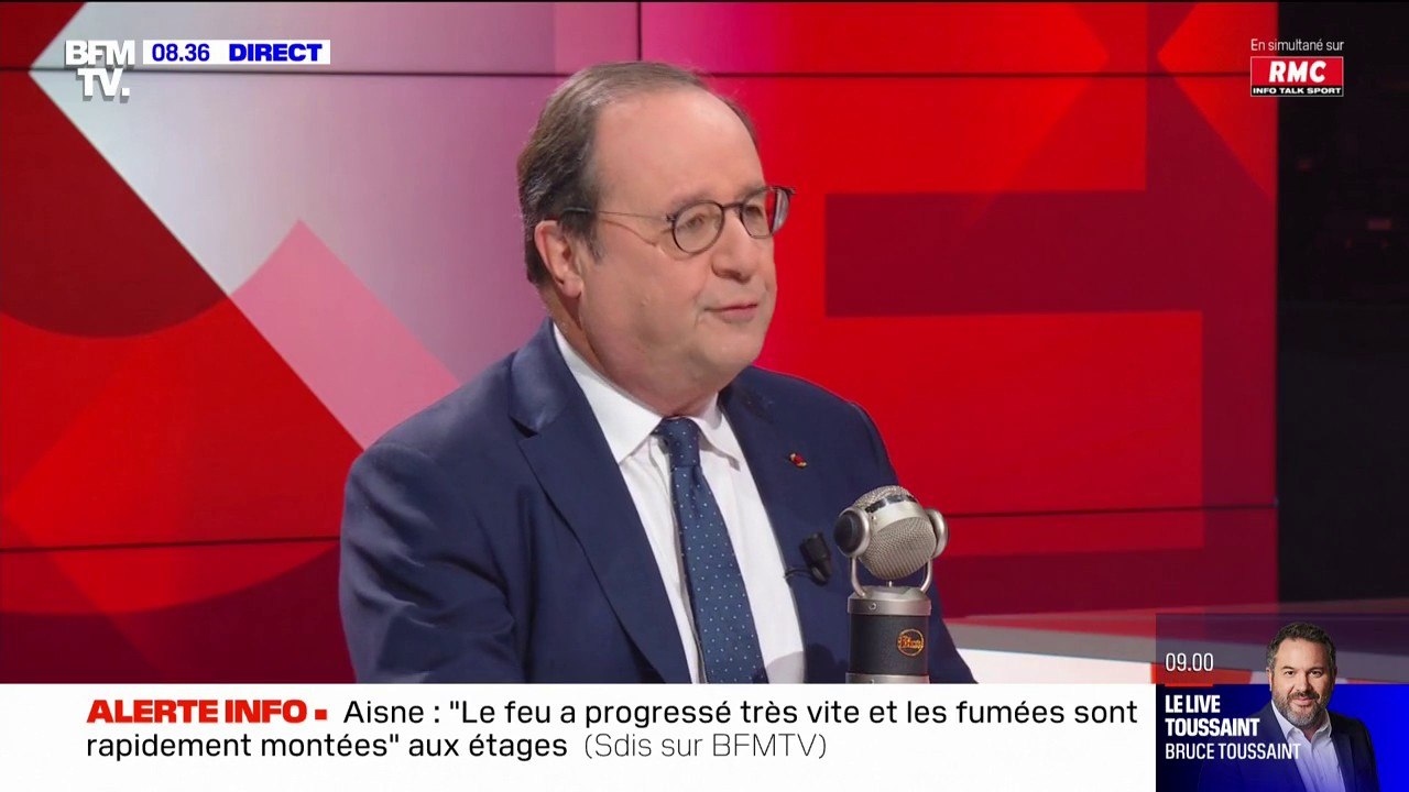 Retraites, inflation Pour François Hollande, ces colères sont "un terreau dangereux"