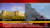 Turchia terremoto, il video del castello romano distrutto