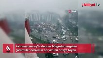 Kahramanmaraş merkezli deprem birçok ili vurdu! Bölgelerden ilk görüntüler