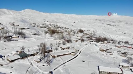 Muş'ta bir köy kara gömüldü