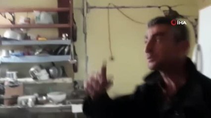 Deprem evi bu hale getirdi