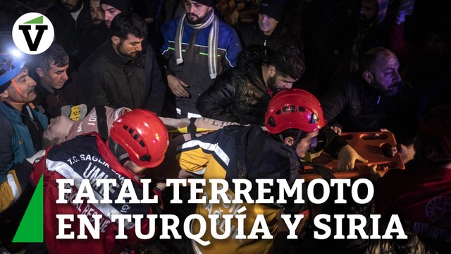 Cientos de muertos en Turquía y Siria tras un terremoto de 7,4 grados