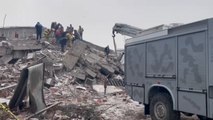 Malatya'da 8 katlı otel çöktü