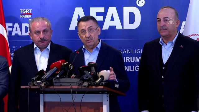 Cumhurbaşkanı Yardımcısı Fuat Oktay Depremde İlk Bilançoyu Açıkladı: “AFAD Verilerini Dikkate Alın”