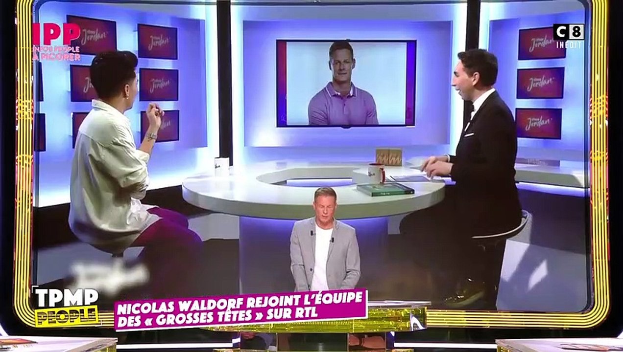Matthieu Delormeau affiche un animateur dans TPMP People le samedi 4 février 2023 sur C8