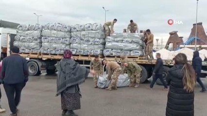 Depremin vurduğu Osmaniye'de çadırlar kuruluyor