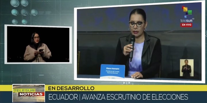 Ecuador: Conteo de votos en comicios seccionales y referendo avanza
