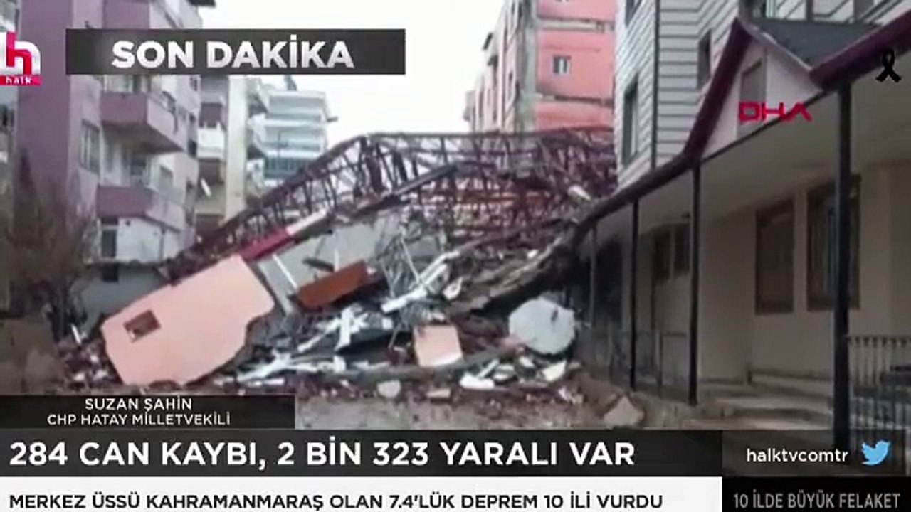 CHP Hatay Milletvekili Şahin: Henüz bir tek AFAD yetkilisi gelmedi, enkazdan vatandaşların sesleri geliyor