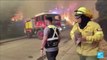 Les multiples feux de forêt qui continuent de faire rage dans le centre du Chili, où sévit une intense vague de chaleur, ont fait 24 morts et 1.182 blessés, selon les autorités - VIDEO