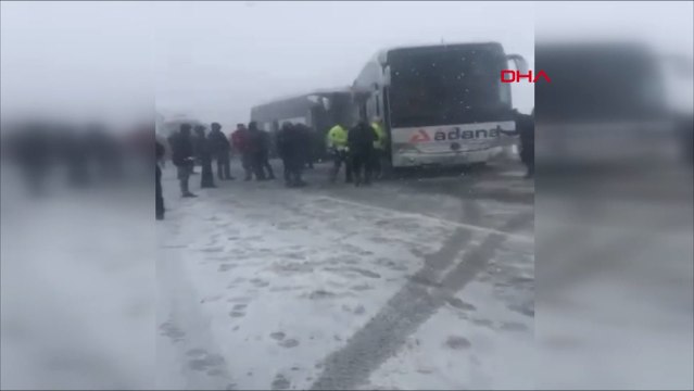 Niğde otobanında zincirleme kaza