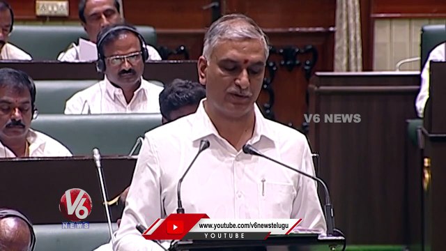 Telangana Budget Pegs Rs 2.9 Lakh Crore Expenditure For 2023-24 _ Harish Rao _ V6 News (1)