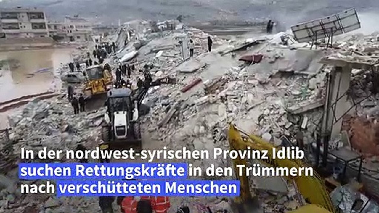 Erdbeben: Drohnenbilder zeigen Ausmaß der Verwüstung