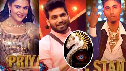 Bigg Boss 16 : Priyanka, Shiv, Stan में से कौन बनेगा विनर ? ट्रॉफी से मिला बड़ा HINT | FilmiBeat