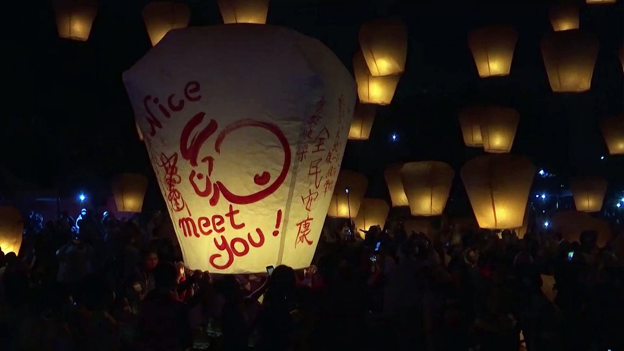Laternenfest in Taipeh