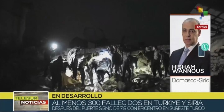 Rescatistas continúan labores de salvamento en Siria y Türkiye luego de sismo