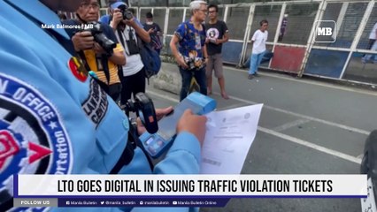 LTO goes digital in issuing traffic violation tickets