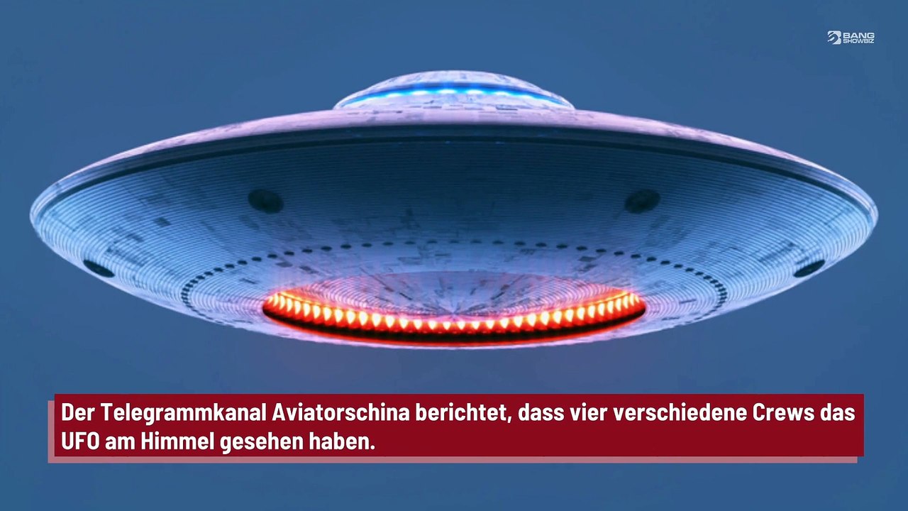 UFO während der Rede von Wladimir Putin gesichtet