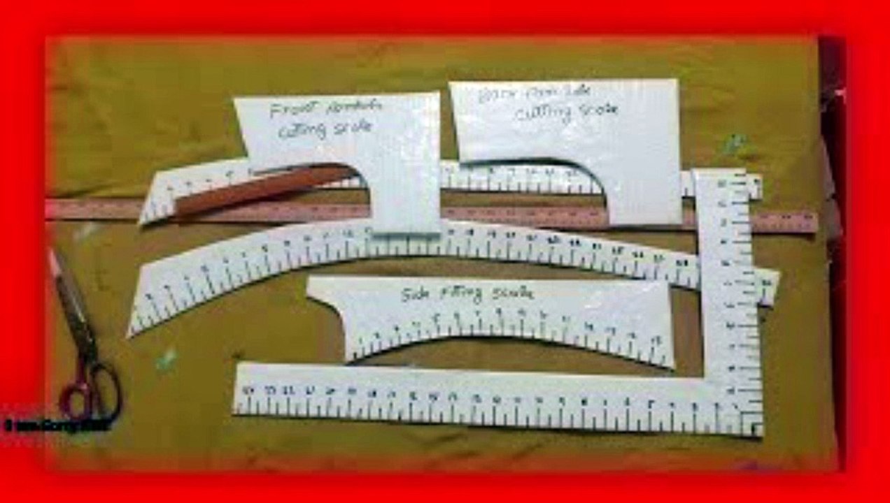 Use of cutting scales or tailoring tools or tailoring kit