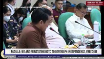 Padilla: We are reinstating ROTC to defend PH independence, freedom