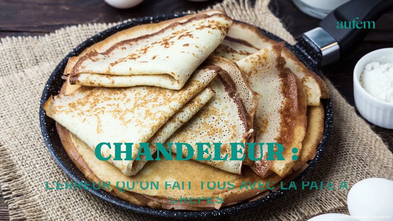 Chandeleur : l'erreur qu'on fait tous avec la pâte à crêpes
