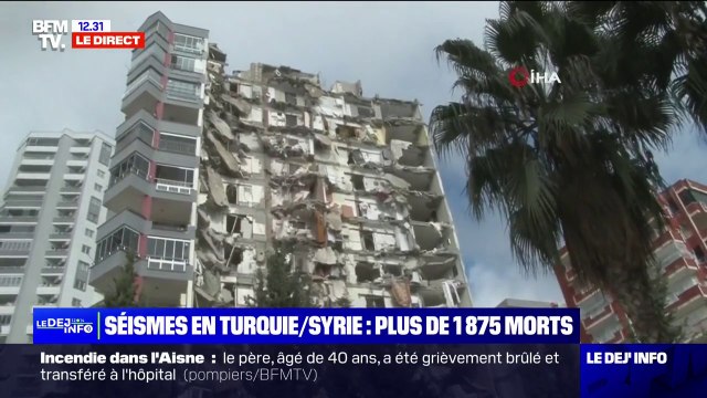 Un deuxième séisme d'une magnitude de 7,5 a secoué la Turquie