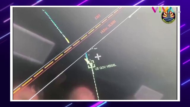 Kapal Tanker TNI Kejar Kapal Perang AS