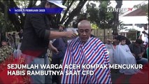 Semangati Anak Penyintas Kanker, Warga Serempak Cukur Gundul