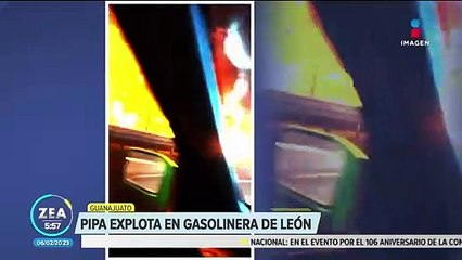 Pipa que cargaba combustible de forma ilegal explota en León