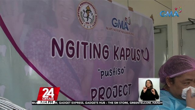 Libreng pustiso, handog ng GMA Kapuso Foundation ngayong 'Oral Health Month' | 24 Oras