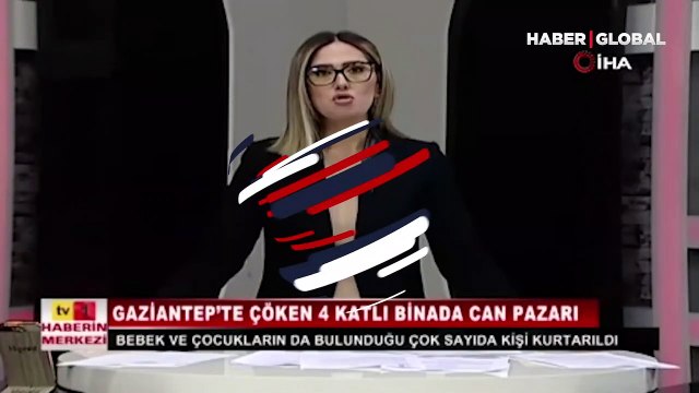 Depreme canlı yayında yakalandı, spikerin zor anları kamerada